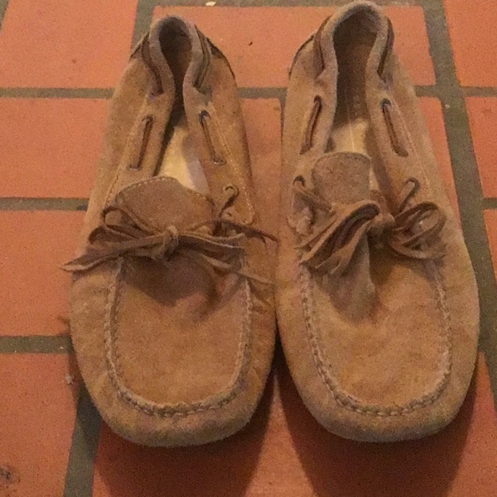 Suede Driving Loafers by Public Opinion, size 11